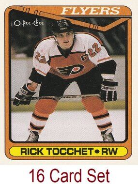 Rick Tocchet Hockey Card Collection
